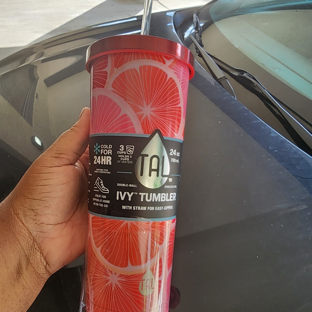 New TAL Ivy Tumbler with Straw